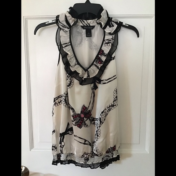 White House Black Market Tops - White House Black Market silk sleeveless blouse